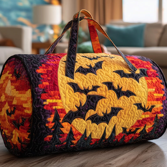 Spooky Bats Quilted Duffle Bag GFTONT2671