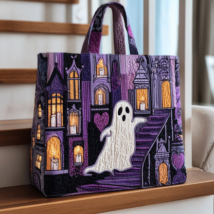 Wandering Ghost Quilted Tote Bag GFTONT2679