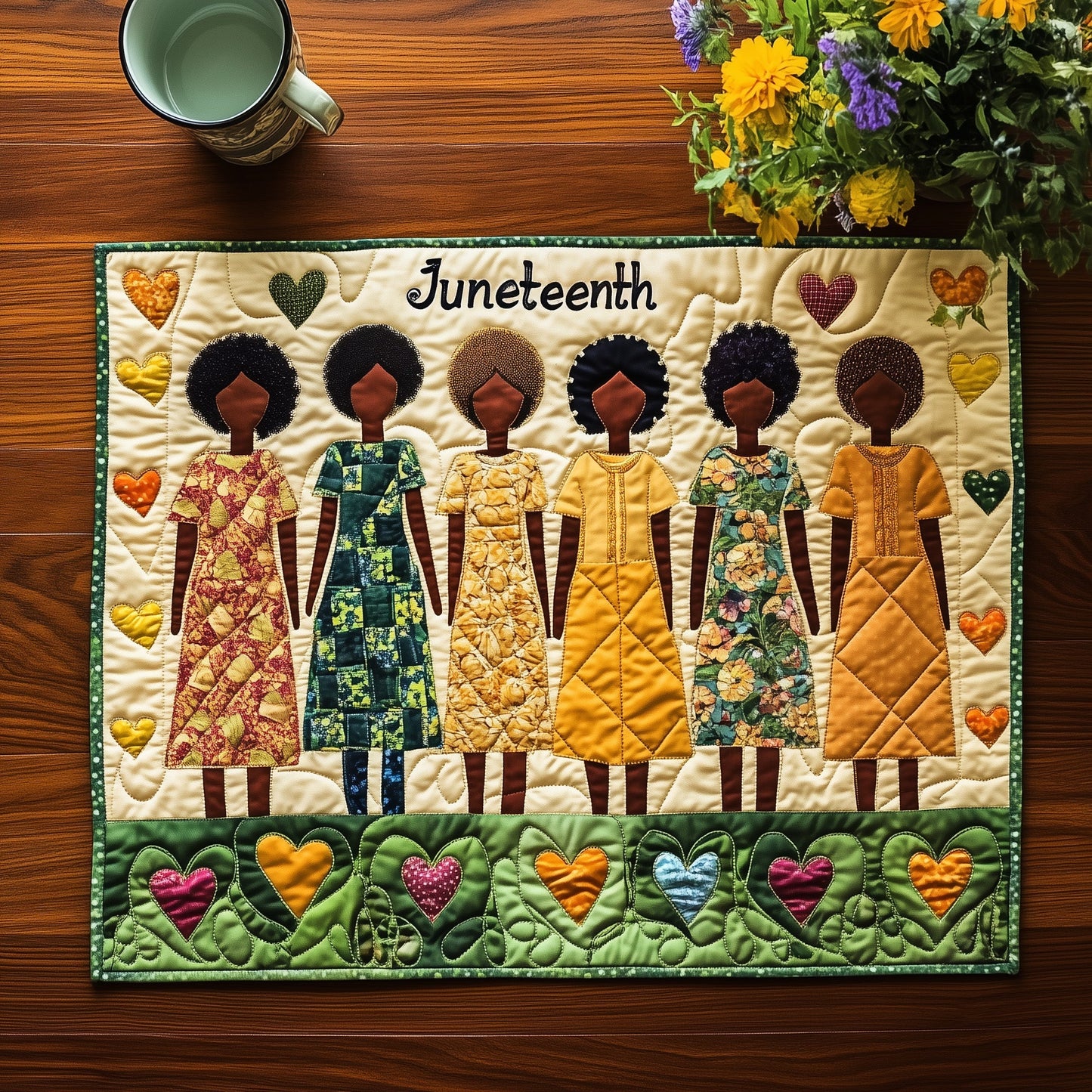 Juneteenth Quilted Placemat GFTONT267