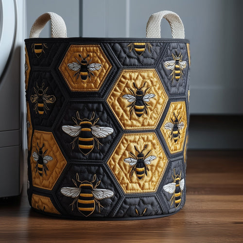 Bee Hive Quilted Laundry Basket GFTONT2680