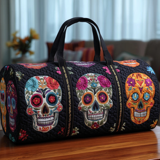 Dia de Muertos Quilted Duffle Bag GFTONT2695
