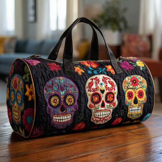 Dia de Muertos Quilted Duffle Bag GFTONT2696