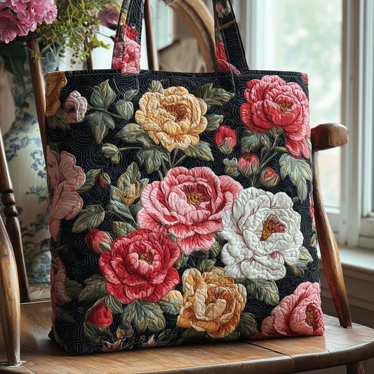 Floral Charm Quilted Tote Bag GFTONT2699