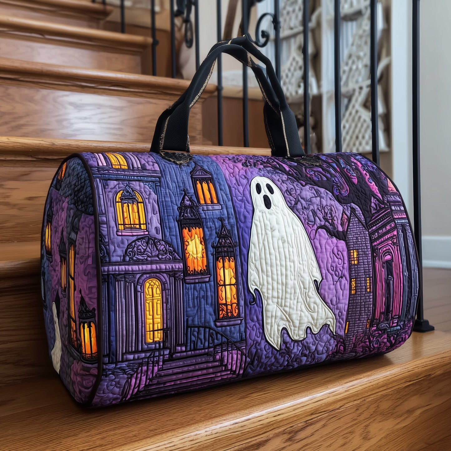 Halloween Little Ghost Quilted Duffle Bag GFTONT2704