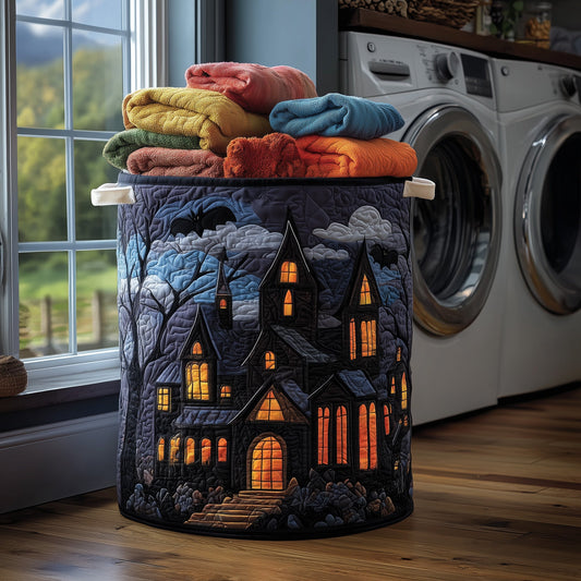 Haunted Manor Quilted Laundry Basket GFTONT2722