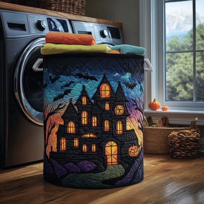 Haunted Manor Quilted Laundry Basket GFTONT2723