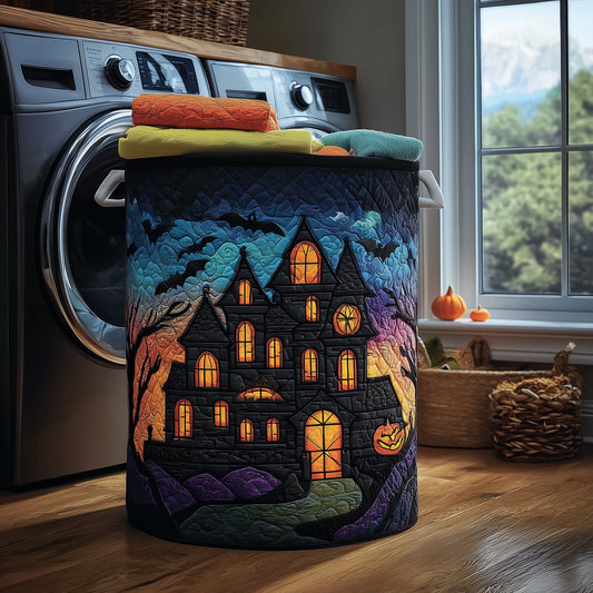 Haunted Manor Quilted Laundry Basket GFTONT2723