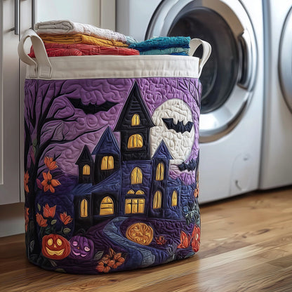 Haunted Manor Quilted Laundry Basket GFTONT2724