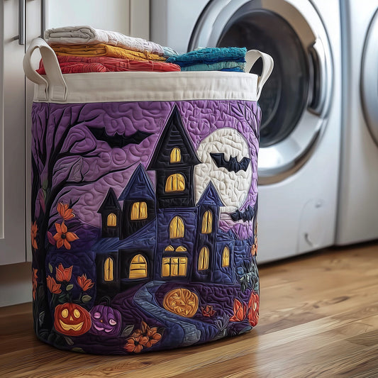 Haunted Manor Quilted Laundry Basket GFTONT2724