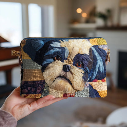 Adorable Shih Tzu Quilted Purse GFTONT2726