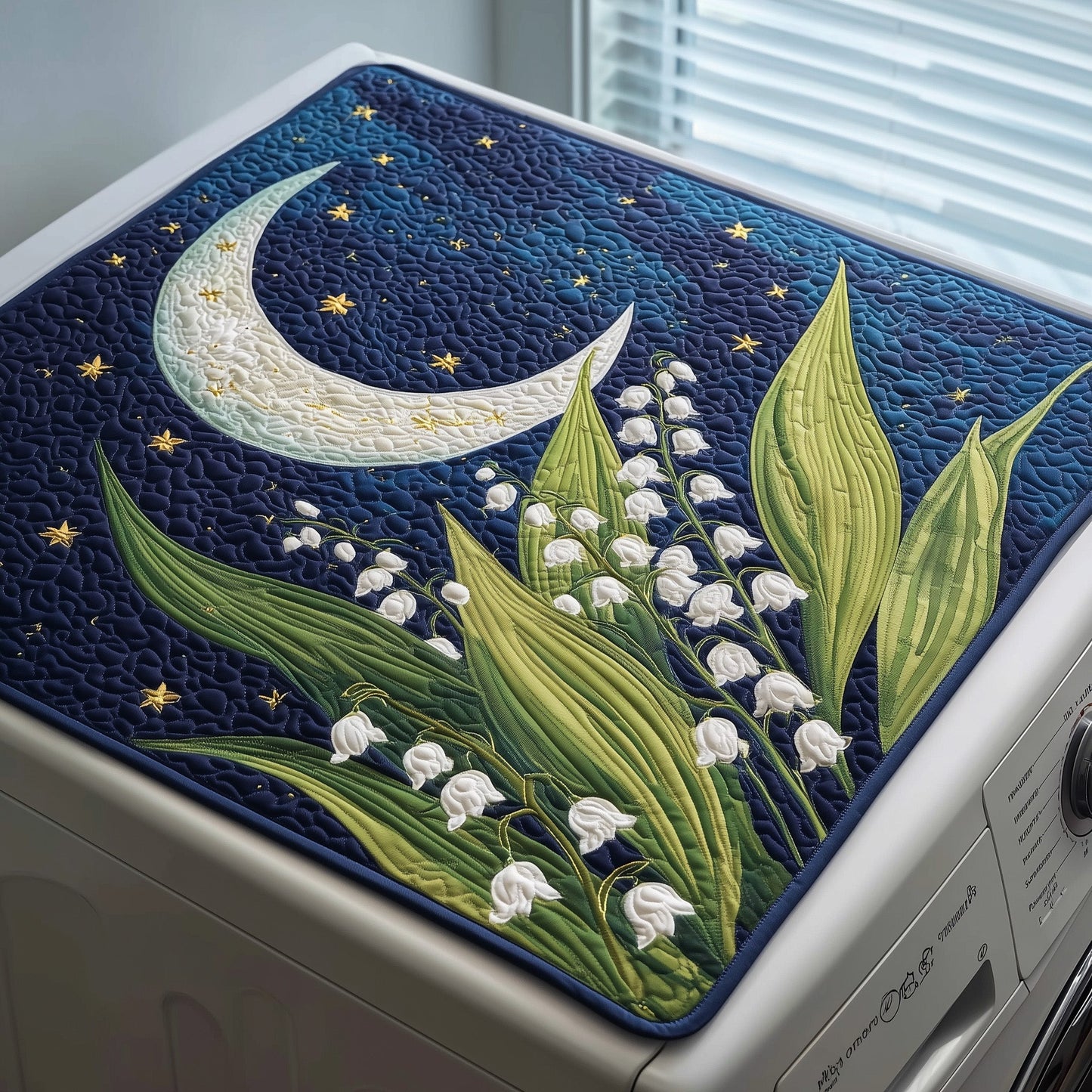 Lily of the Valley Quilted Washer and Dryer Cover GFTONT2734
