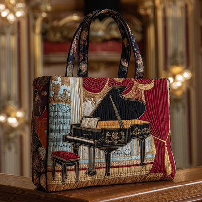 Theater Piano Quilted Tote Bag GFTONT2759