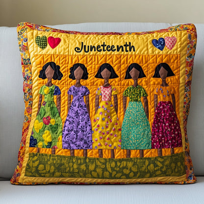 Juneteenth Quilted Pillow Case GFTONT275