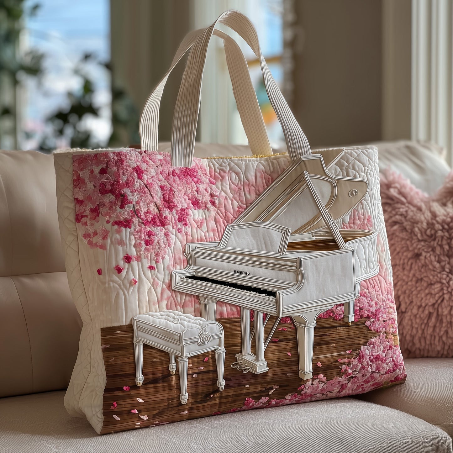 Blossom Pianio Quilted Tote Bag GFTONT2760