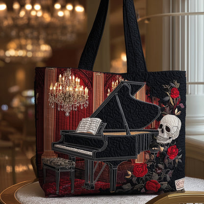 Spooky Melody Quilted Tote Bag GFTONT2765