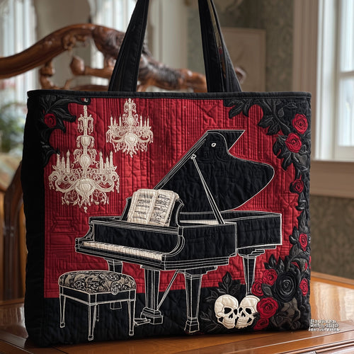 Spooky Melody Quilted Tote Bag GFTONT2766