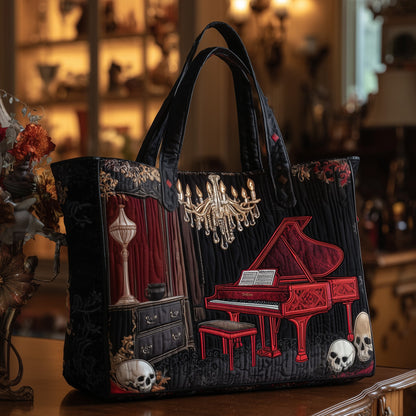 Spooky Melody Quilted Tote Bag GFTONT2767