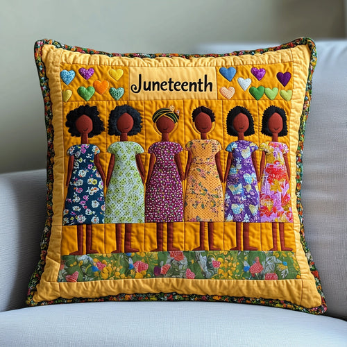 Juneteenth Quilted Pillow Case GFTONT276