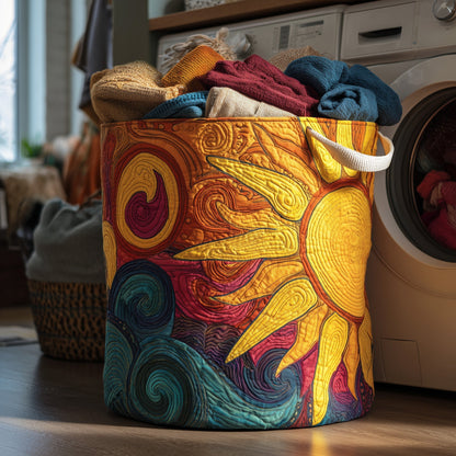 Hippie Sun Quilted Laundry Basket GFTONT2789