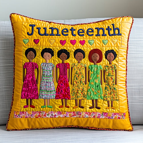 Juneteenth Quilted Pillow Case GFTONT278