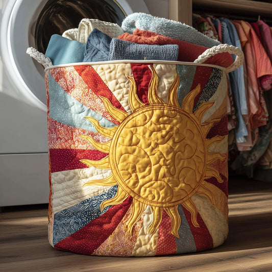 Hippie Sun Quilted Laundry Basket GFTONT2792