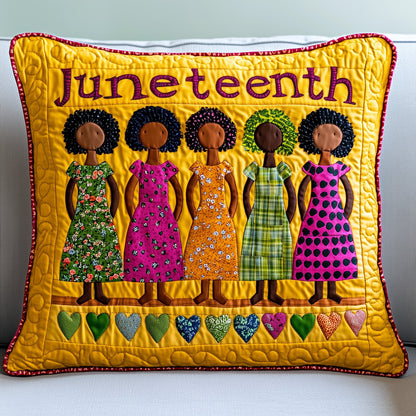 Juneteenth Quilted Pillow Case GFTONT279