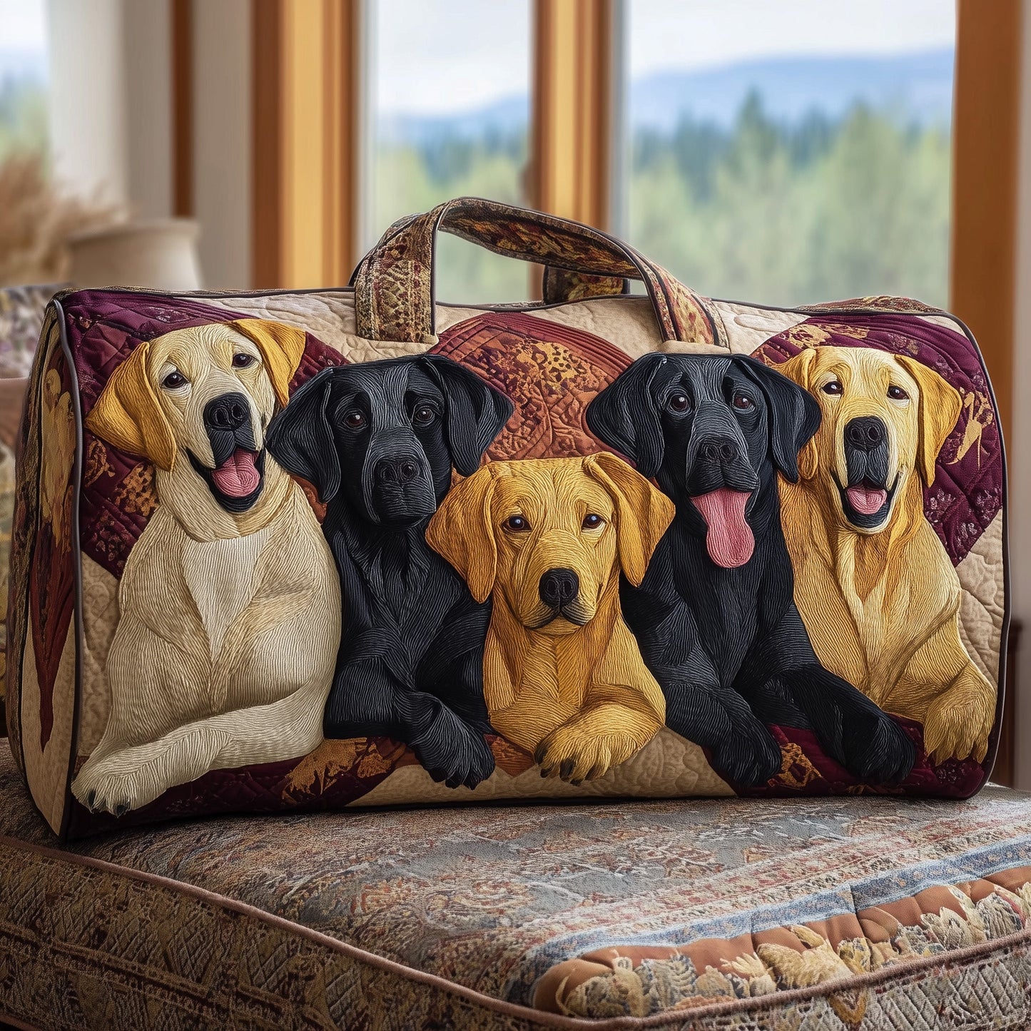 Labrador Quilted Duffle Bag GFTONT2810