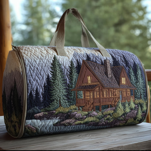 Mountain Cabin Quilted Duffle Bag GFTONT2823