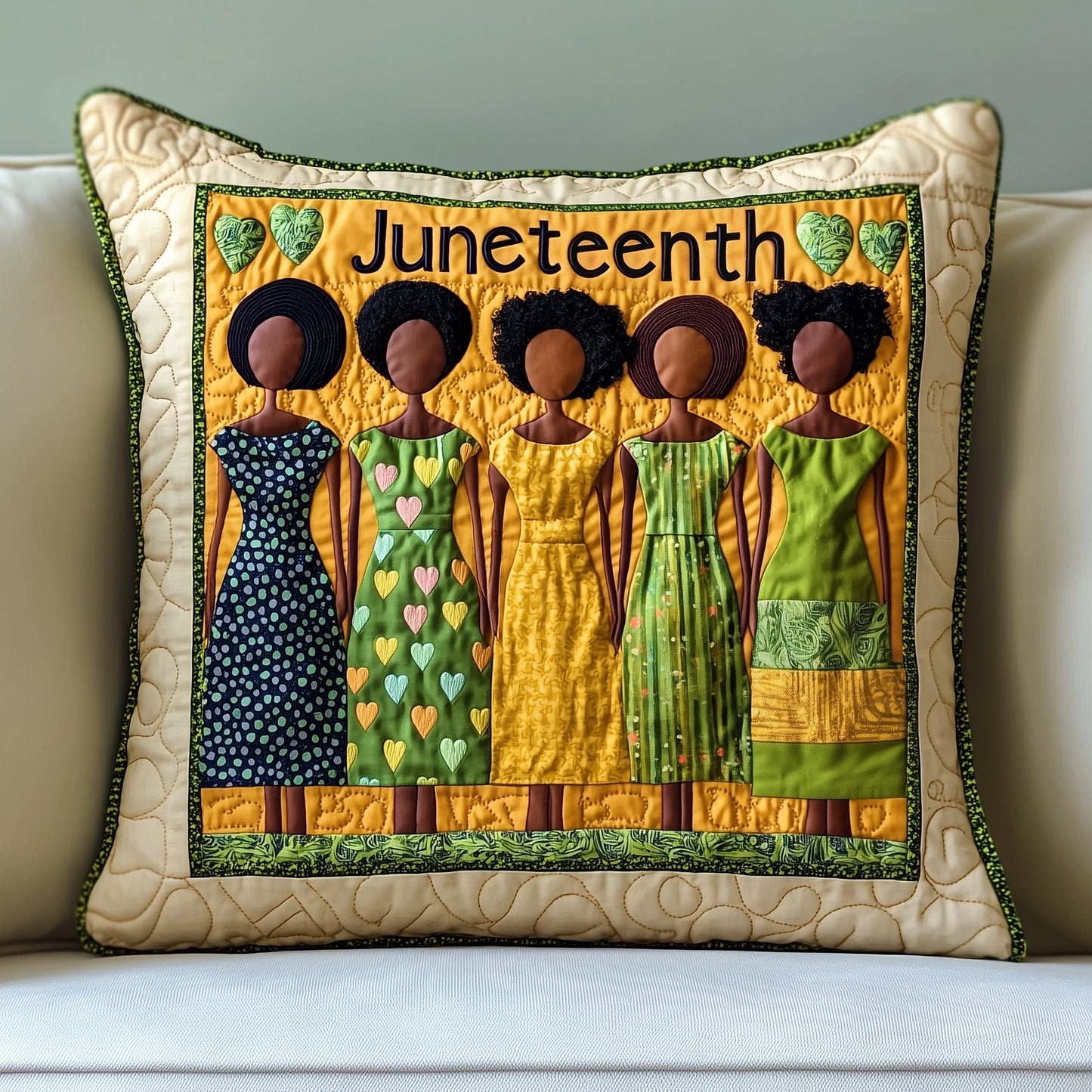 Juneteenth Quilted Pillow Case GFTONT283