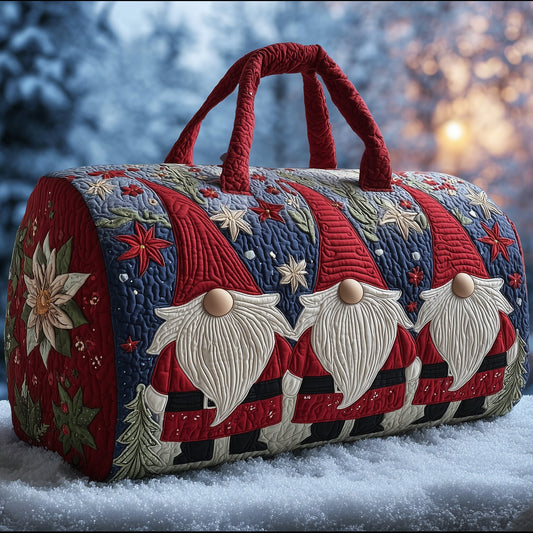 Santa Gnome Quilted Duffle Bag GFTONT2855