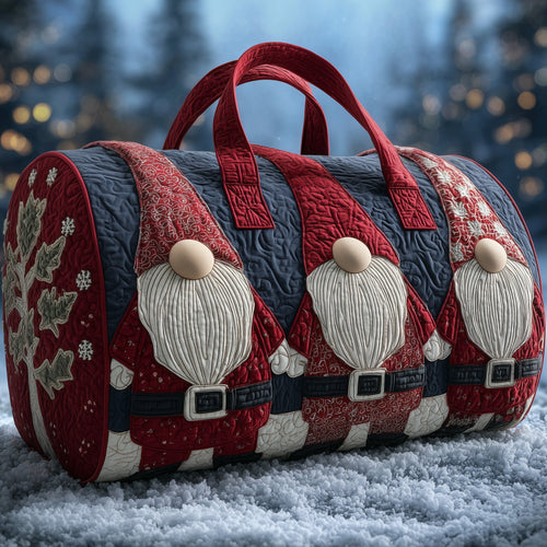 Santa Gnome Quilted Duffle Bag GFTONT2856