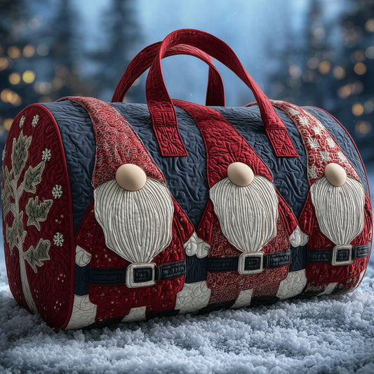 Santa Gnome Quilted Duffle Bag GFTONT2856