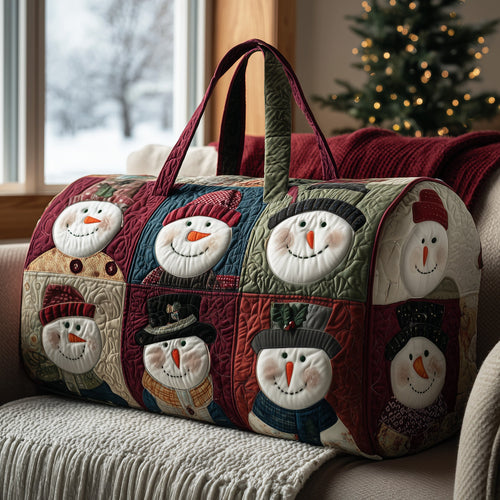 Frosty Snowman Quilted Duffle Bag GFTONT2862