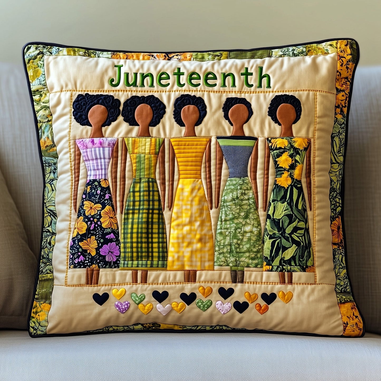 Juneteenth Quilted Pillow Case GFTONT286