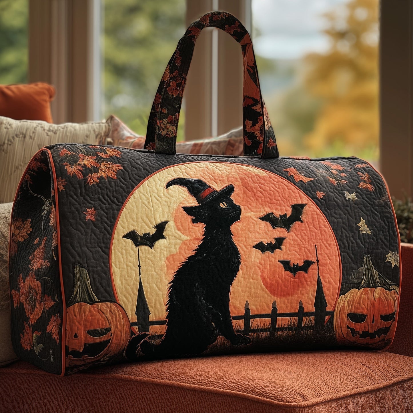 Cat Quilted Duffle Bag GFTONT2877