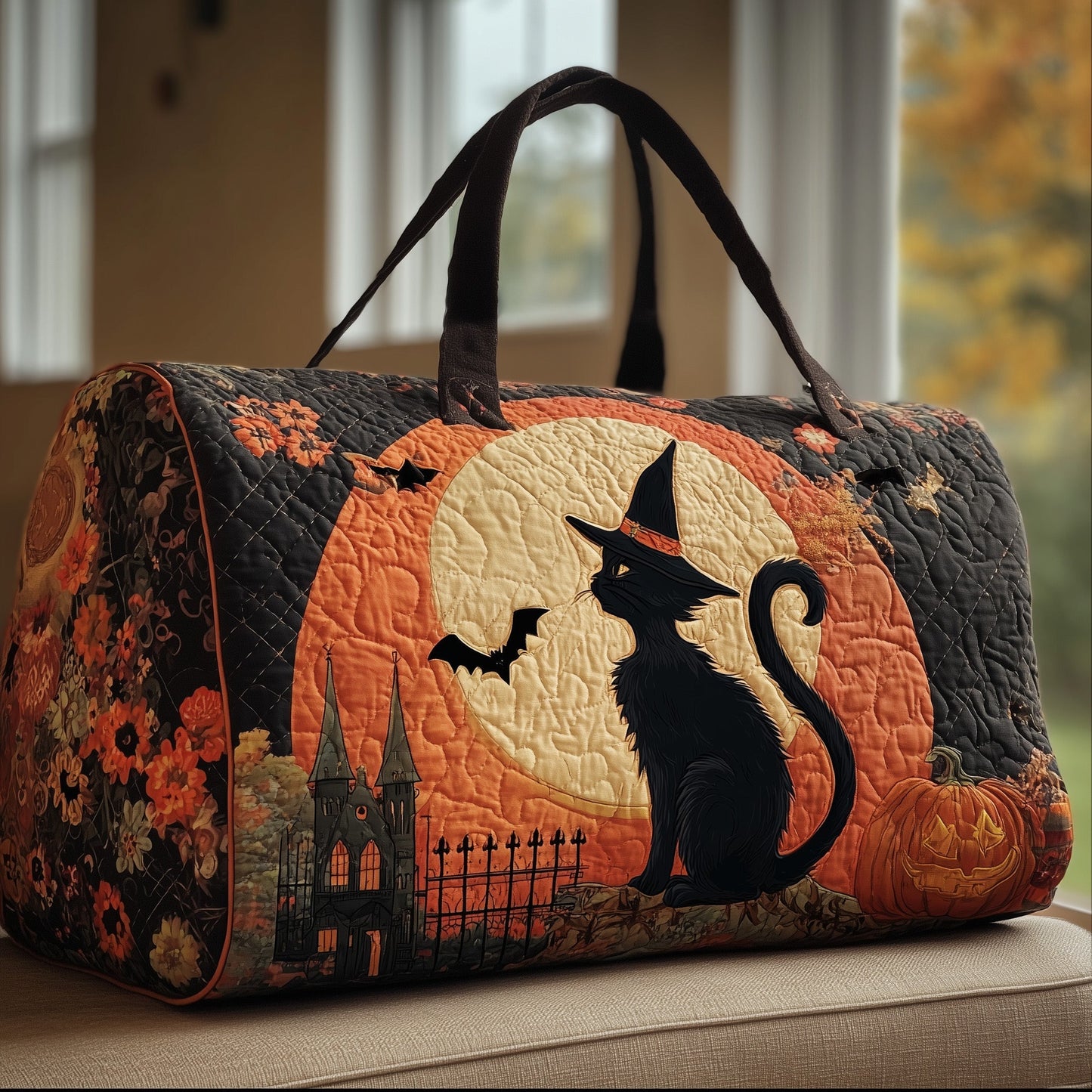 Cat Quilted Duffle Bag GFTONT2878