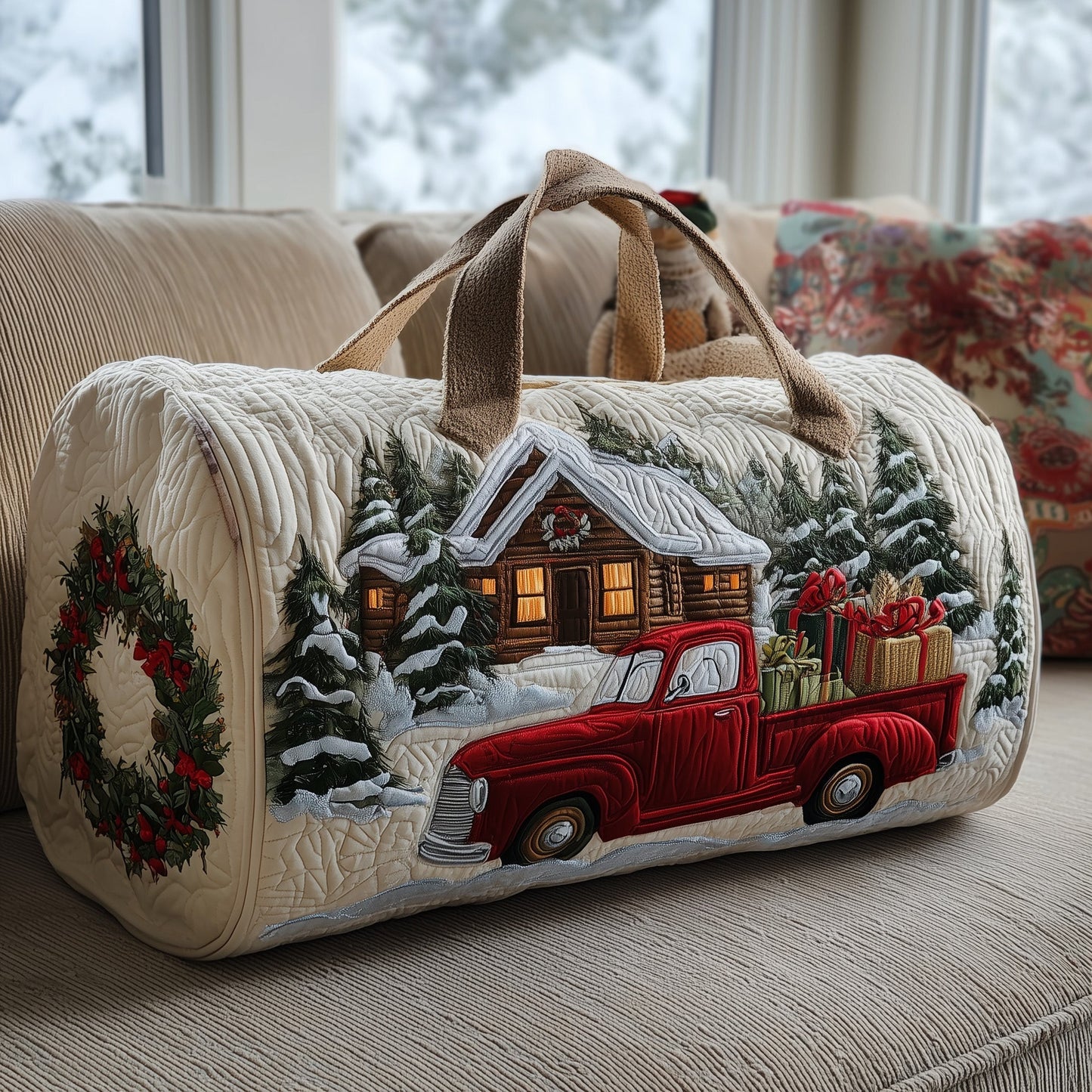 Christmas Land Quilted Duffle Bag GFTONT2913