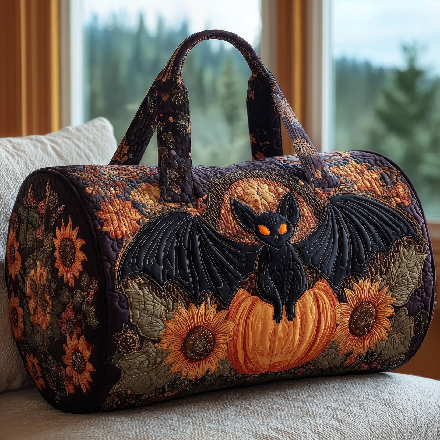 Halloween Wings Quilted Duffle Bag GFTONT2994