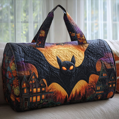Mysterious Bat Quilted Duffle Bag GFTONT2996