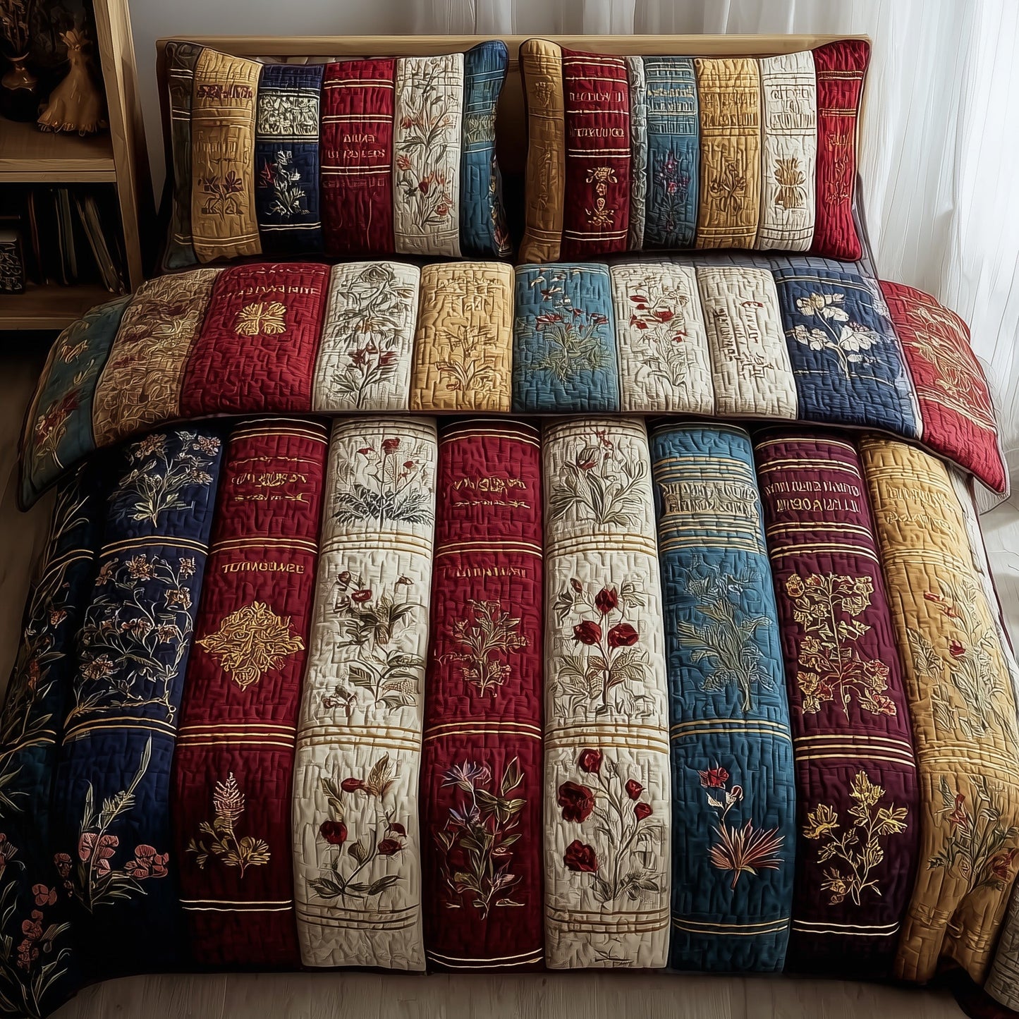 Vintage Library Duvet Cover Set GFTONT3021