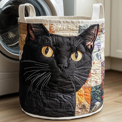 Cat Quilted Laundry Basket GFTONT3075