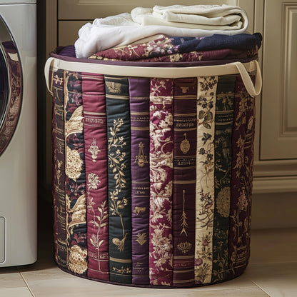 Books Quilted Laundry Basket GFTONT3077