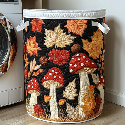 Autumn Toadstools Quilted Laundry Basket GFTONT3149