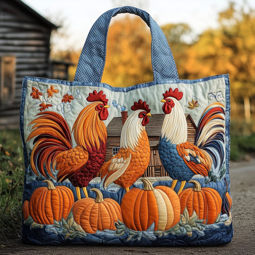 Farm Chicken Quilted Tote Bag GFTONT3230