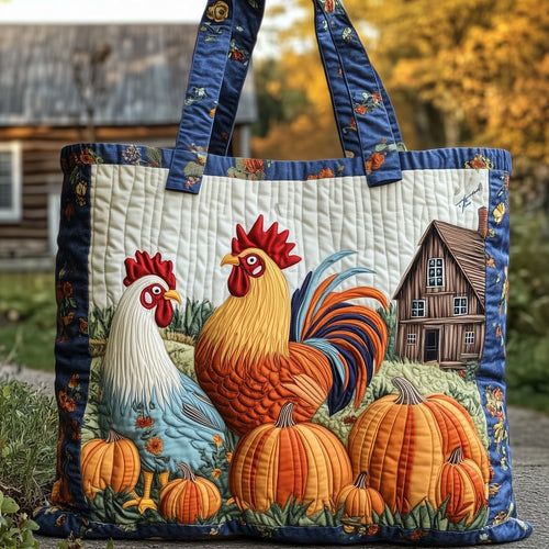 Farm Chicken Quilted Tote Bag GFTONT3232