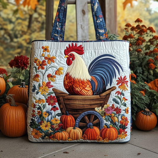 Farm Rooster Quilted Tote Bag GFTONT3233