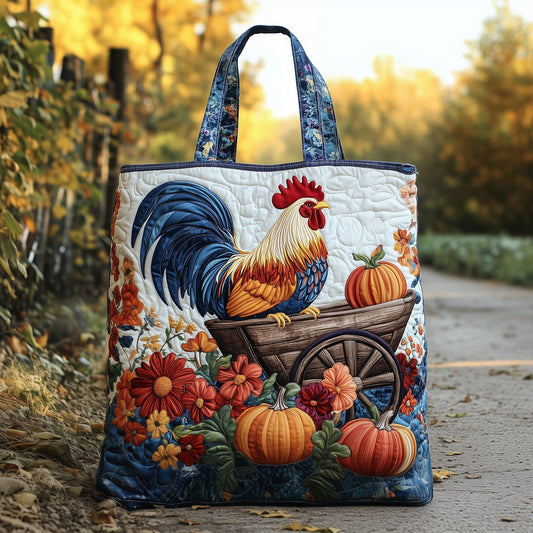 Farm Rooster Quilted Tote Bag GFTONT3234
