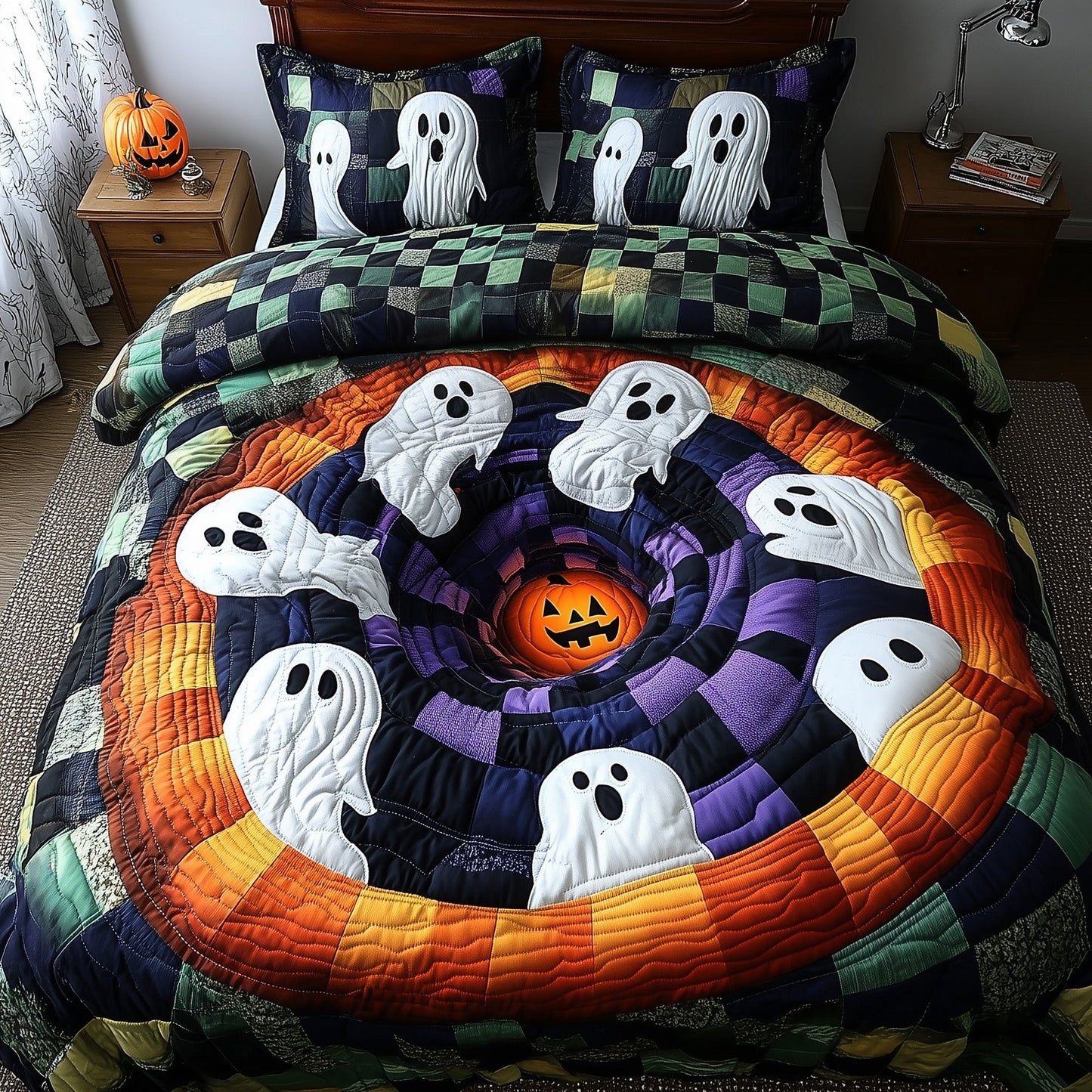 Spooky Illusion Duvet Cover Set GFTONT3246