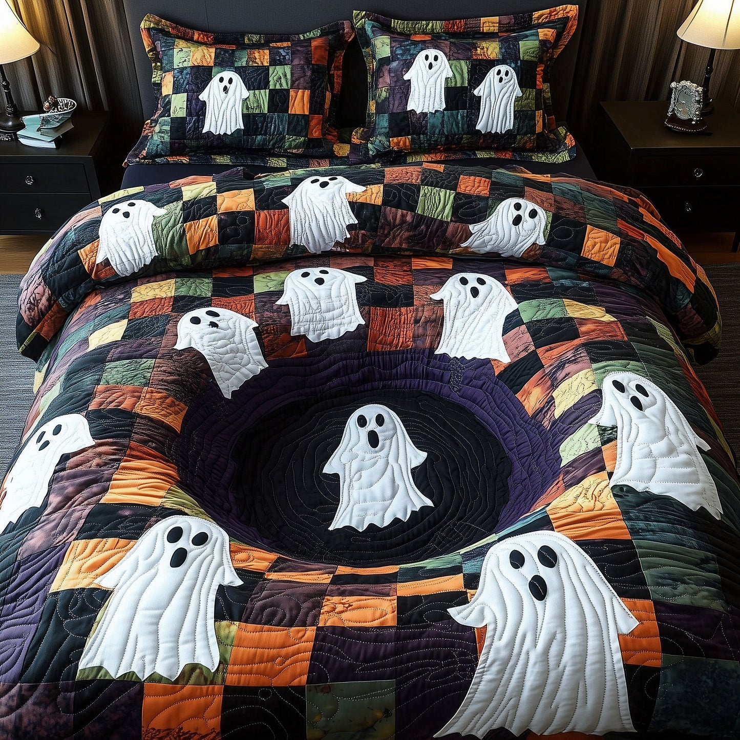 Spooky Illusion Duvet Cover Set GFTONT3247