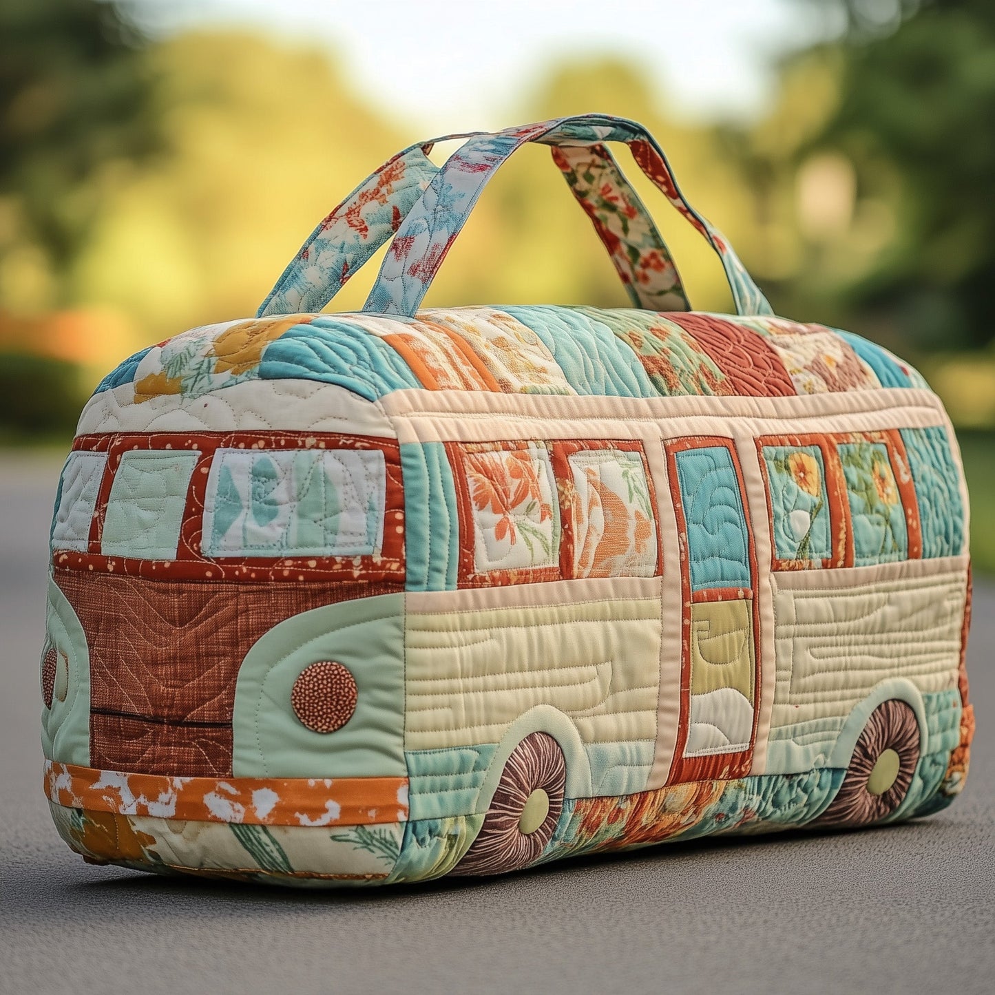 Van Trip Quilted Duffle Bag GFTONT3254